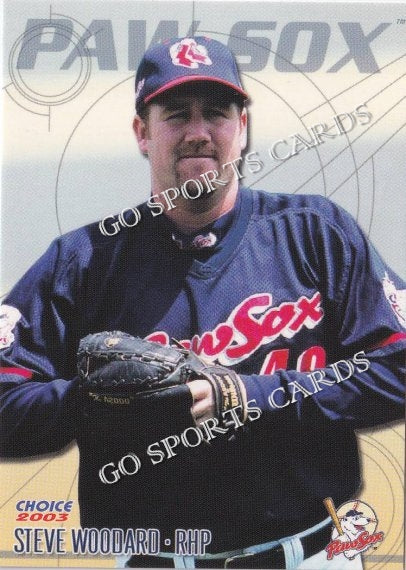 2003 Pawtucket Red Sox Steve Woodard