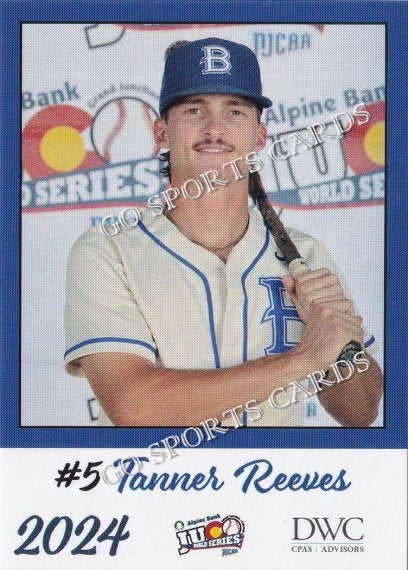 2024 Blinn College Buccaneers JUCO Tanner Reaves