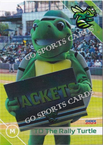 2024 Augusta GreenJackets TD The Rally Turtle Mascot