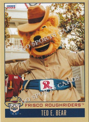 2024 Frisco RoughRiders Ted E Bear Mascot