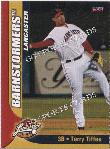 2011 Lancaster Barnstormers Perforated Terry Tiffee