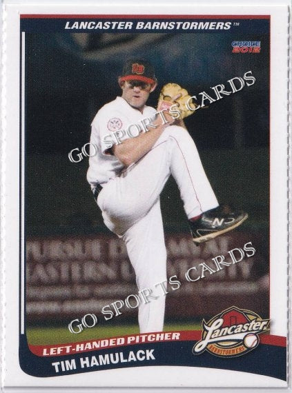 2012 Lancaster Barnstormers Perforated Tim Humulack