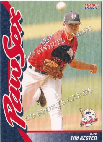 2004 Pawtucket Red Sox Tim Kester