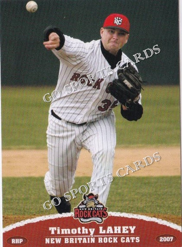 2007 New Britain Rock Cats Timothy Lahey