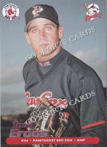 2001 Pawtucket Red Sox Todd Erdos