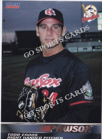 2002 Pawtucket Red Sox Todd Erdos