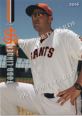 2016 San Jose Giants Todd Linden