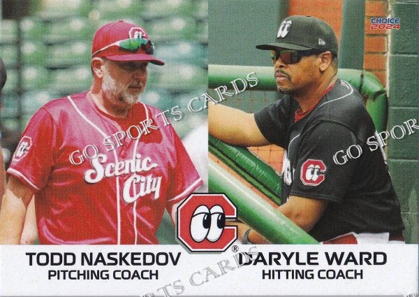 2024 Chattanooga Lookouts Todd Naskedov Daryle Ward