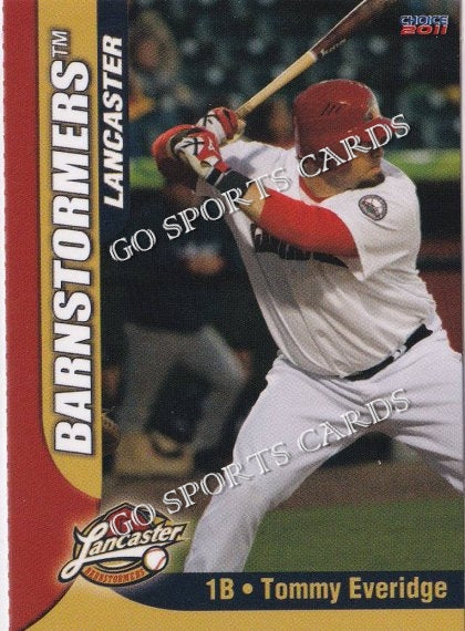 2011 Lancaster Barnstormers Tommy Everidge