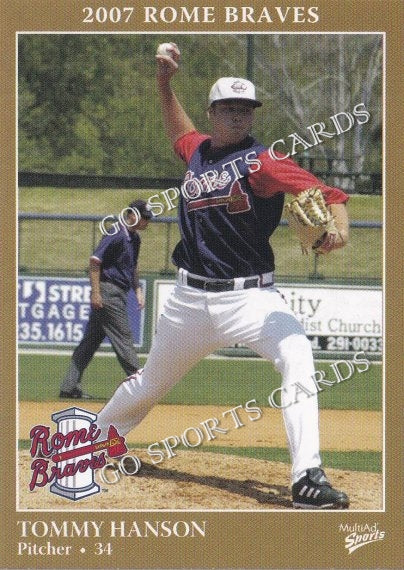 2007 Rome Braves Tommy Hanson