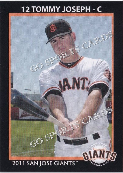 2011 San Jose Giants Tommy Joseph