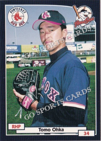 2000 Pawtucket Red Sox Tomo Ohka