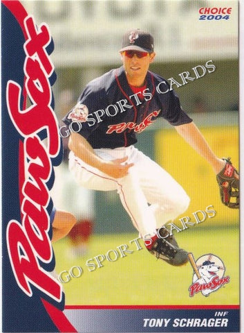 2004 Pawtucket Red Sox Tony Schrager