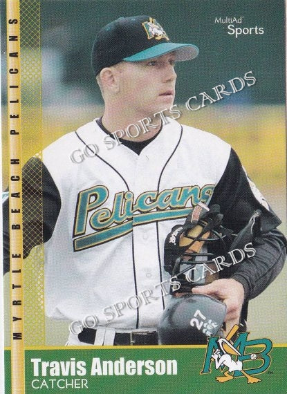 2002 Myrtle Beach Pelicans Travis Anderson