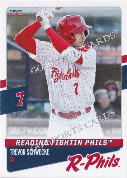 2024 Reading Fightin Phils Trevor Schwecke