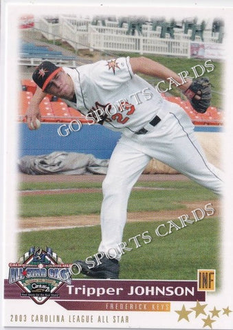 2003 California Carolina League All Star Game Tripper Johnson