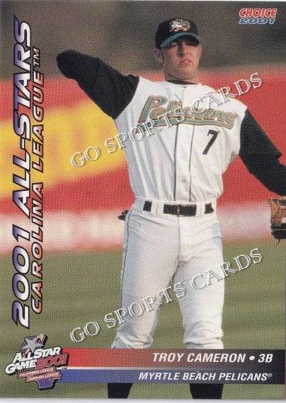 2001 California Carolina League All Star Game Troy Cameron