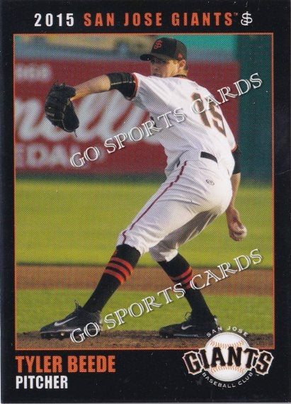 2015 San Jose Giants Tyler Beede