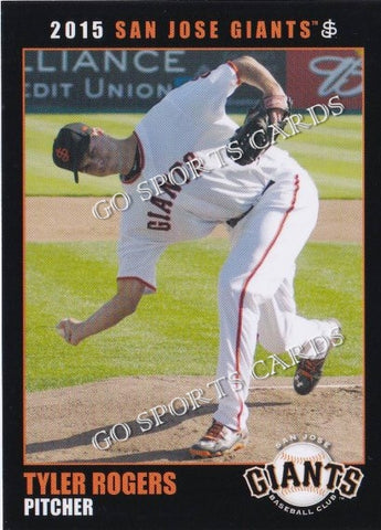 2015 San Jose Giants Tyler Rogers