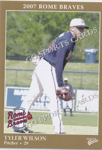 2007 Rome Braves Tyler Wilson