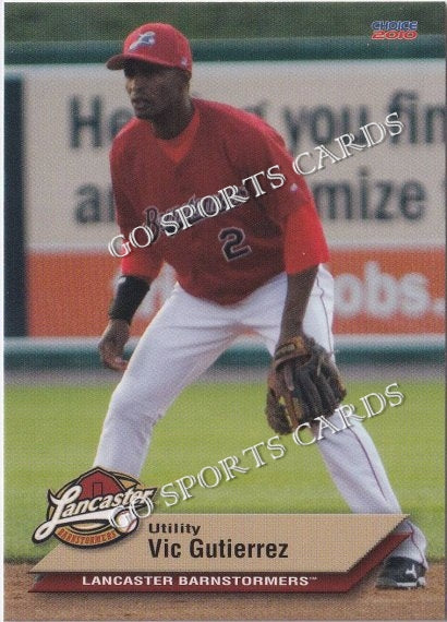 2010 Lancaster Barnstormers Vic Gutierrez