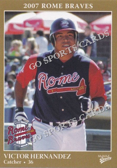 2007 Rome Braves Victor Hernandez