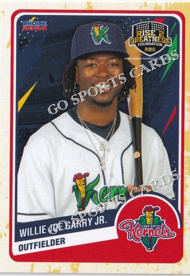 2024 Cedar Rapids Kernels Willie Joe Garry Jr