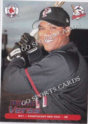 2001 Pawtucket Red Sox Wilton Veras