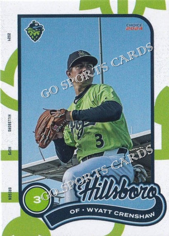 2024 Hillsboro Hops Wyatt Crenshaw