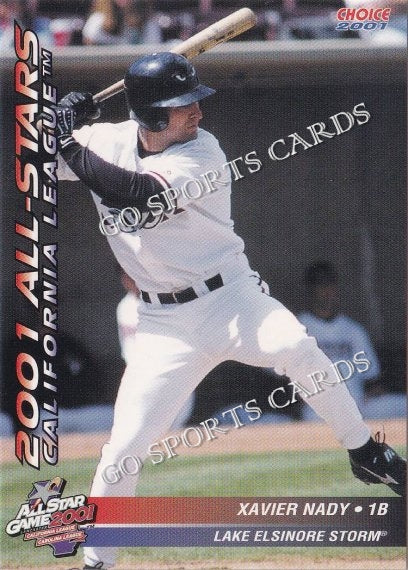 2001 California Carolina League All Star Game Xavier Nady