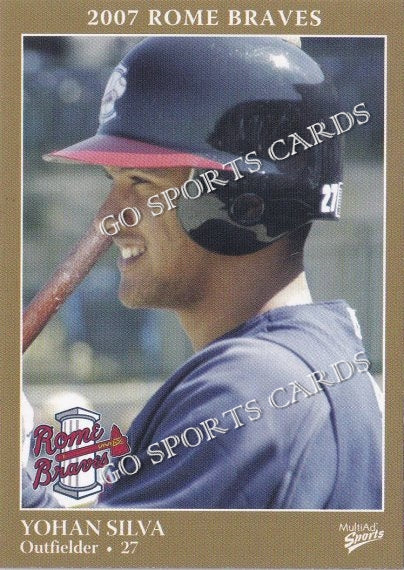 2007 Rome Braves Yohan Silva