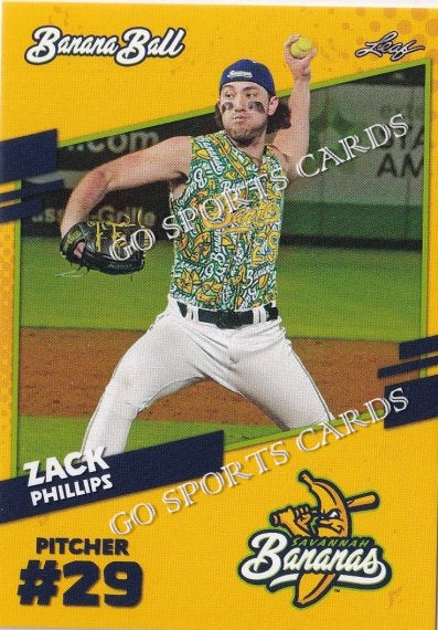 2024 Savannah Bananas Zack Phillips