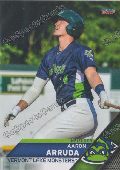 2017 Vermont Lake Monsters Aaron Arruda