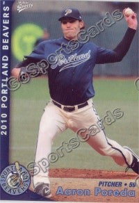 2010 Portland Beavers Aaron Poreda