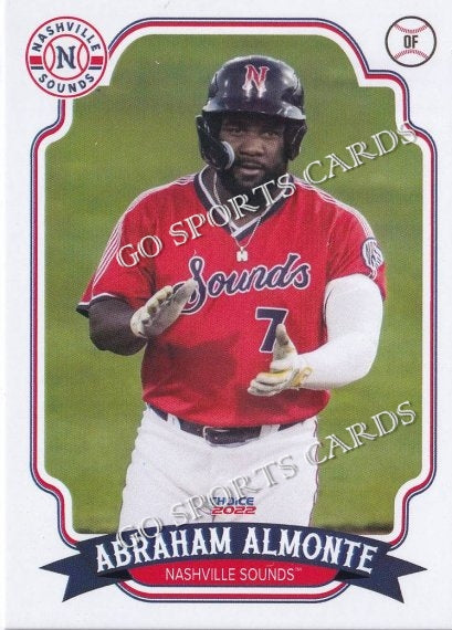 2022 Nashville Sounds Abraham Almonte