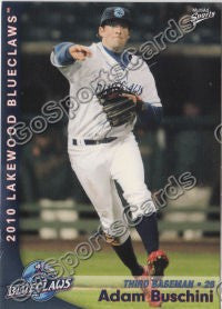 2010 Lakewood BlueClaws Adam Buschini