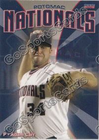 2008 Potomac Nationals Adam Carr