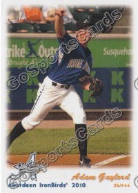 2010 Aberdeen IronBirds Adam Gaylord