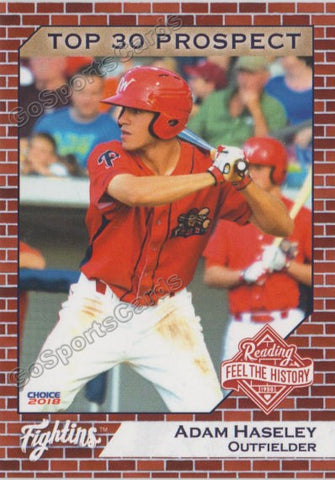 2018 Reading Fightins Top 30 Prospect Adam Haseley