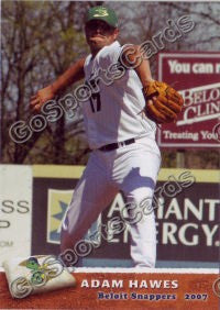 2007 Beloit Snappers Adam Hawes