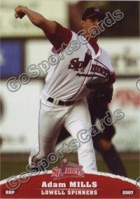 2007 Lowell Spinners Adam Mills