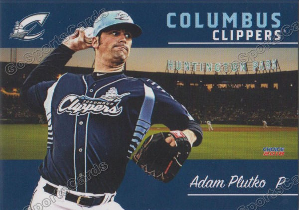 2018 Columbus Clippers Adam Plutko