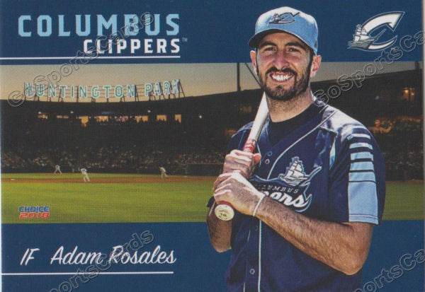 2018 Columbus Clippers Adam Rosales