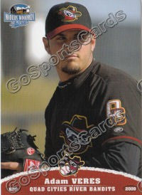 2009 Quad Cities River Bandits Adam Veres