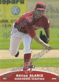 2009 Harrisburg Senators Adrian Alaniz