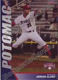 2010 Potomac Nationals Adrian Alaniz