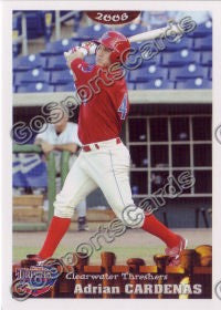 2008 Clearwater Threshers Adrian Cardenas