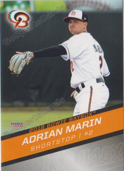 2018 Bowie Baysox Adrian Marin