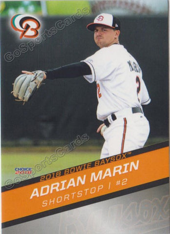 2018 Bowie Baysox Adrian Marin