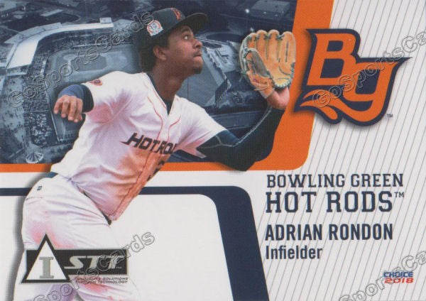 2018 Bowling Green Hot Rods Adrian Rondon